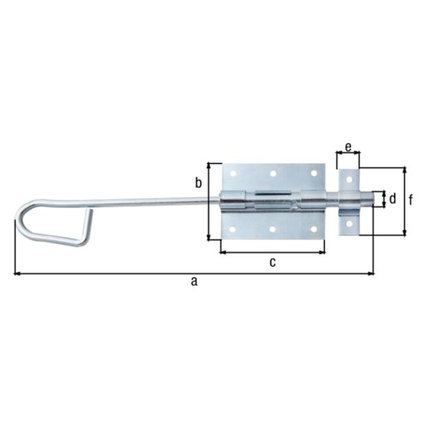 PREČNI ZAPAH 300X14 MM