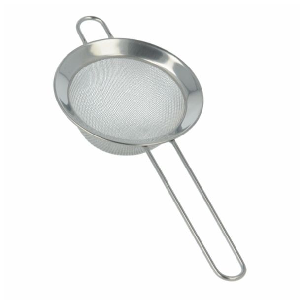 PRIPOMOČEK ZA ODCEJANJE METALTEX CEDILO Z ENIM ROČAJEM 10 CM INOX