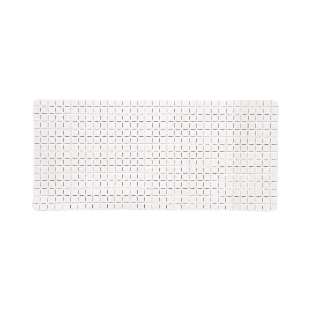 PVC KOPALNIŠKA PREPROGA MSV PREMIUM 36X76 CM BELA