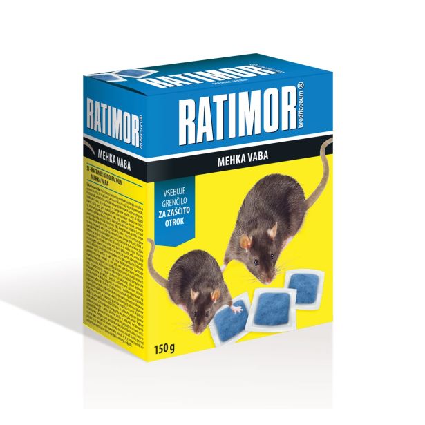 RODENTICID RATIMOR RATIMOR BRODI MEHKA VABA 150G