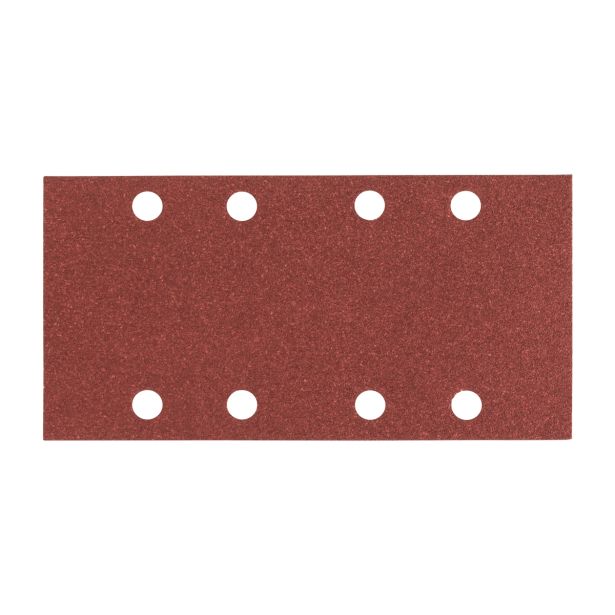 SAMOPRITDILNI BRUSNI LIST BOSCH 10-DELNI SET C430 RDEČ 93X185 MM G100 8 LUKENJ