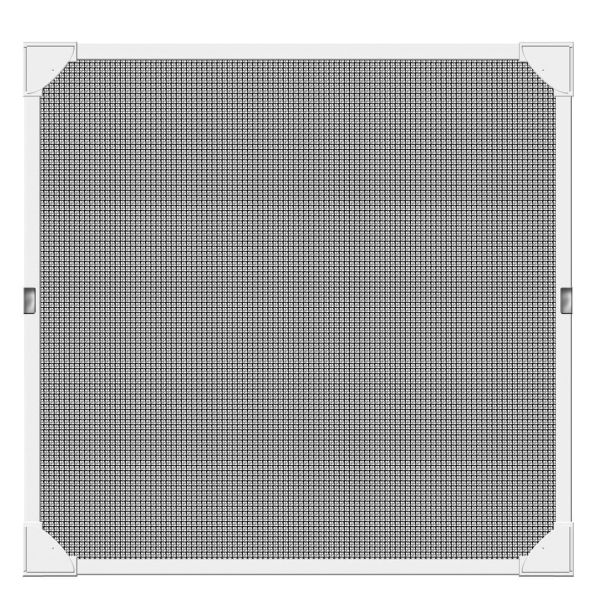 SCHELLENBERG MAGNETNI OKVIR ZA OKNO Z ZAŠČITNO MREŽO PROTI INSEKTOM IZ FIBERGLASA 100X120 CM BEL