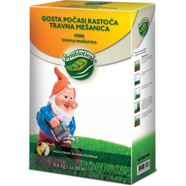 SEME ZA TRAVO SYMBIOTICA TRAVNA MEŠANICA MINI SYMBIOTICA 0.8 KG