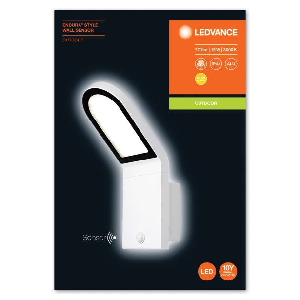 SENZORSKO SVETILO LEDVANCE WALL SENSOR 12W WT