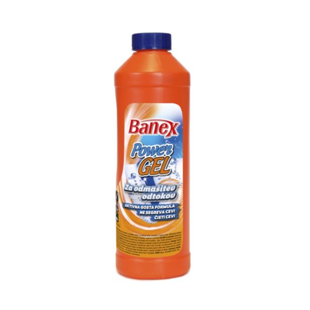 SPECIALNO ČISTILO BANEX POWER GEL ZA ODMAŠITEV ODTOKOV 1000 ML