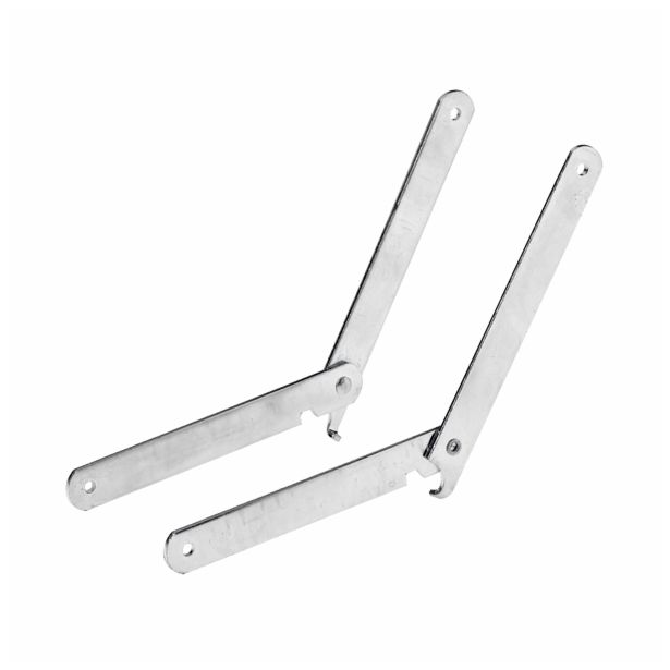 SPECIALNO OKOVJE HETTICH DIY DRŽALO ZA KLOP/MIZO 125X15 MM ZAV=2 KOS