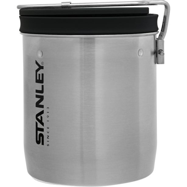 STANLEY THE BOWL + SPORK COMPACT COOK SET 0.70L, KOMPAKTEN SET ZA KUHANJE + SPORK, STAINLESS STEEL SIVA