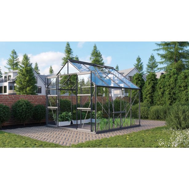 STEKLEN RASTLINJAK VITAVIA MERIDIAN 2 6700 ESG3MM ANTRACITNA 2.6X2.6M