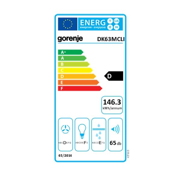 STENSKA KUHINJSKA NAPA GORENJE DK63MCLI