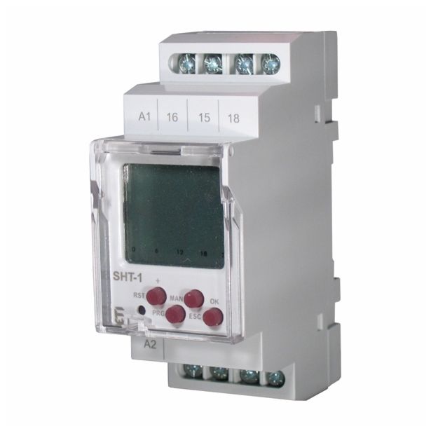 STIKALNI SIGNALNI ELEMENT ETI SHT-1/2 230V URA PROGRAM DIGITALNA 2-KANALNA 16A