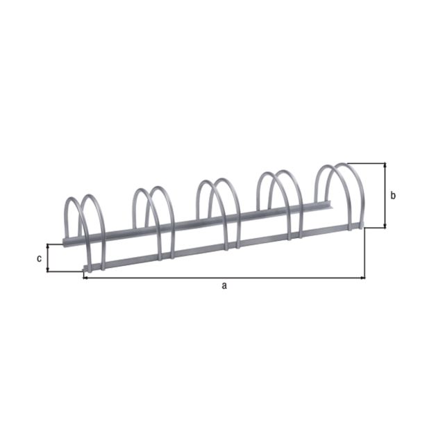 STOJALO ZA KOLO GAH ALBERTS 1300X255X300 MM 5 KOLES