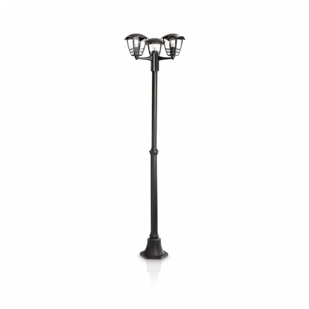 STOJEČA VRTNA SVETILKA PHILIPS 15385/30/16 CREEK 3X60W E27 ČRN