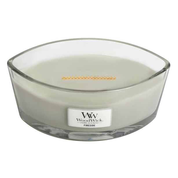 SVEČA V KOZARCU WOODWICK CLASSIC ELIPSE FIRESIDE