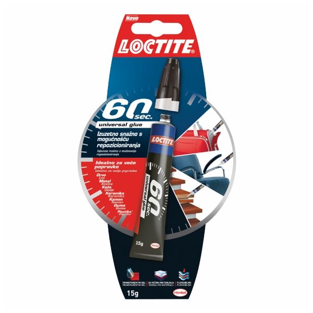 UNIVERZALNO LEPILO LOCTITE 60 SEC 20G BCTEST01