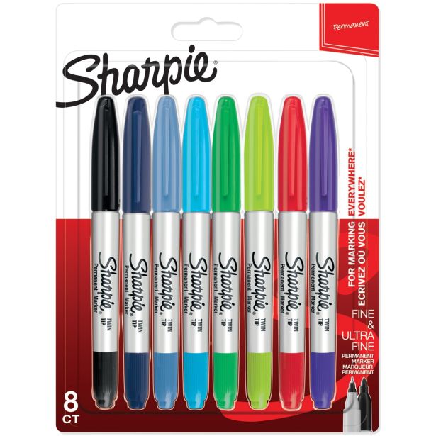 USTVARJALNI SET SHARPIE MARKER SHARPIE DUO 8/1 FINE/ULTRAFINE SORT