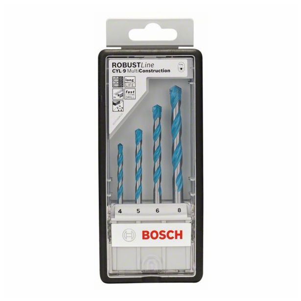VEČNAMENSKI SVEDER BOSCH 4-5-6-8 MM 4 DELNA ROBUST LINE
