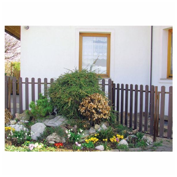VERTIKALNA PVC DESKA CORTINAPLAST 21X78X1000 MM RJAVE BARVE