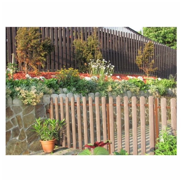 VERTIKALNA PVC DESKA CORTINAPLAST 21X78X1000 MM RJAVE BARVE