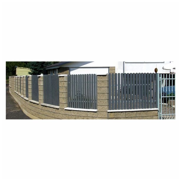 VERTIKALNA PVC DESKA CORTINAPLAST 21X78X1000 MM SIVE BARVE