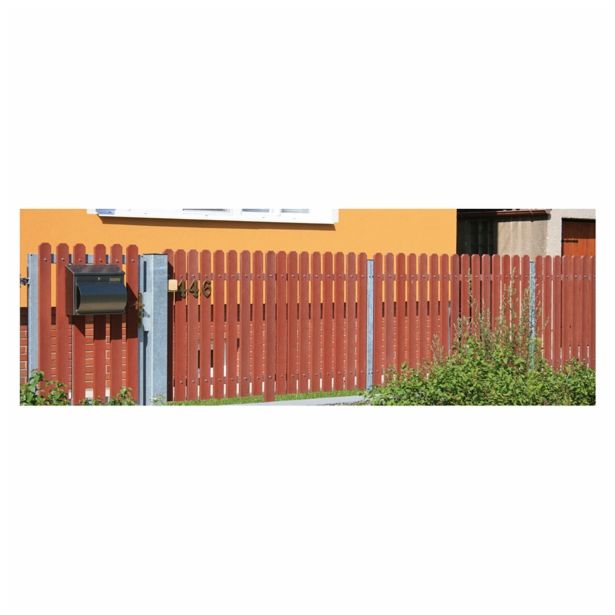 VERTIKALNA PVC DESKA CORTINAPLAST 21X78X600 MM OPEČNATO RDEČE BARVE