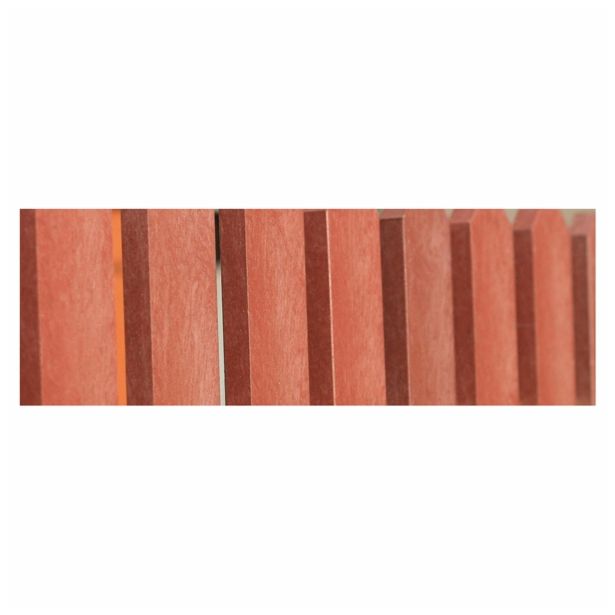 VERTIKALNA PVC DESKA CORTINAPLAST 21X78X600 MM OPEČNATO RDEČE BARVE