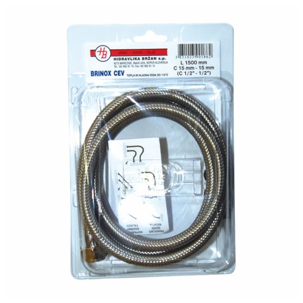 VEZNA CEV ZA KOTLIČEK BRINOX 1500 15 MM-15 MM