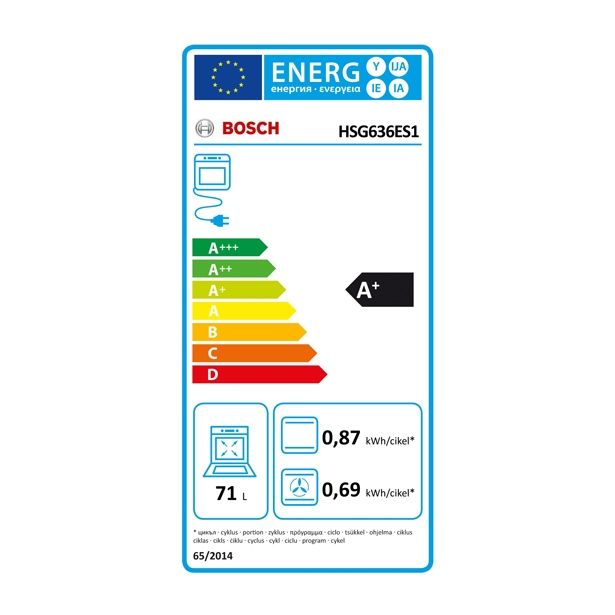 VGRADNA PARNA PEČICA BOSCH HSG636ES1