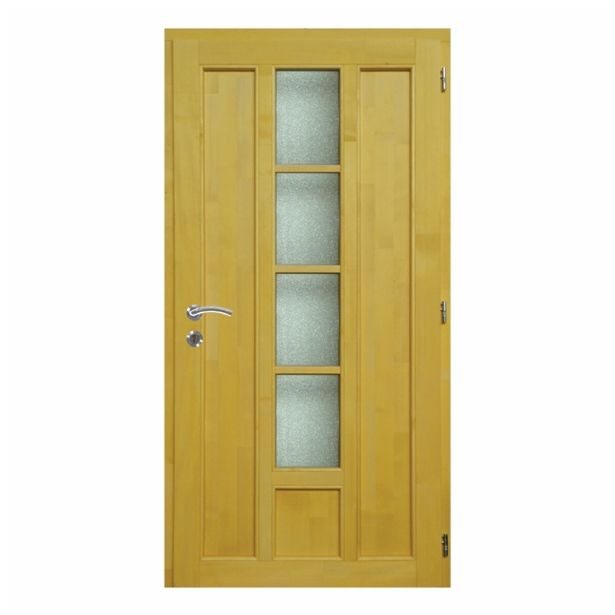 VHODNA LESENA VRATA MQ KLASIK 1100X2100 MM LEVA SMREKA