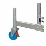 ALU VEČNAMENSKI ODER KRAUSE SET KOLES FI 125 MM 4 KOM
