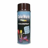 BARVNI SPREJ COLORWORKS ALKID RAL.: 8017 400 ML ČOKOLADNO RJAV