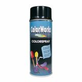 BARVNI SPREJ COLORWORKS ALKID RAL.: 9005 400 ML ČRNI