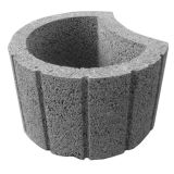 BETONSKI IZDELEK OBLAK GROUP ŠKARPNI ELEMENT FLORA LUNA, FI 40, H=24 CM