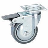 GIBLJIVO KOLO Z ZAVORO DÖRNER + HELMER 100X25MM PLOŠČA 60X60MM
