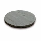 IZDELEK IZ KAMNA ALPCOLOR STOPNIK OKROGLI, 2-4CM, FI 40CM, SIVI