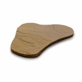 IZDELEK IZ KAMNA ALPCOLOR STOPNIK OVALNI, 2-4CM, FI 60CM, RJAV