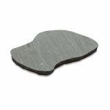 IZDELEK IZ KAMNA ALPCOLOR STOPNIK OVALNI, 2-4CM, FI 60CM, SIVI