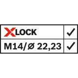 LAMELNA PLOŠČA X-LOCK, KOTNA IZVEDBA, VLAKNENA PLOŠČA, '125MM, G 120, X571,  BEST FOR METAL, 1PCS