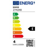 LED ŽARNICA E27 EMOS FLM MINI GL 4W WW FILAMENT