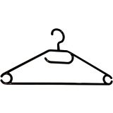 OBEŠALNIK/STOJALO CORONET OBEŠALNIK ZA OBLEKO 10/1 42.5 CM