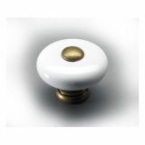 POHIŠTVENI ROČAJ HETTICH DIY GUMB FI 33 MM PORCELAN, BEL
