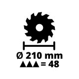 POTEZNA ŽAGA EINHELL TC-SM 2131/2 DUAL