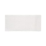 PVC KOPALNIŠKA PREPROGA MSV PREMIUM 36X76 CM BELA