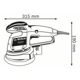 ROTACIJSKI BRUSILNIK BOSCH GEX 34-150