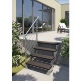 STOPNICE GARDENTOP STOPNICA 80 CM TRIMAX RJAVA