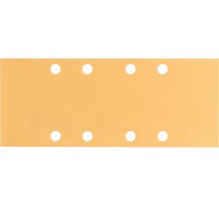 10-DELNI SET SAMOPRITRDILNIH BRUSNIH LISTOV BOSCH 93X230 MM K80 8 LUKENJ RUMENA BARVA ZA LES