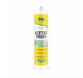 ACETATNI SILIKON TEKASIL PROFI ČRN 300 ML