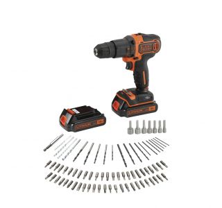 AKUMULATORSKI UDARNI VRTALNIK BLACK & DECKER SET BDCDC18BAFC