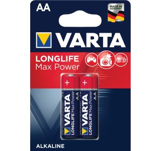 ALKALNI BATERIJSKI VLOŽEK VARTA LR06 1.5V MAX POWER 2 AA 2/1