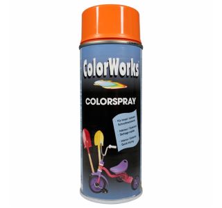 BARVNI SPREJ COLORWORKS ALKID RAL.: 2003 400 ML ORANŽNA