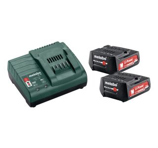 BATERIJE IN POLNILNIKI METABO BASIC SET 12V 2 X 2.0 AH